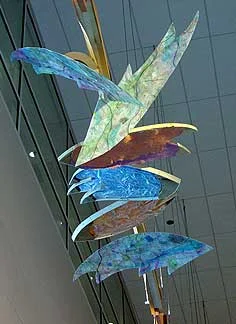 DALLAS FORT WORTH AIRPORT SCULPTURE INSTALLATION
