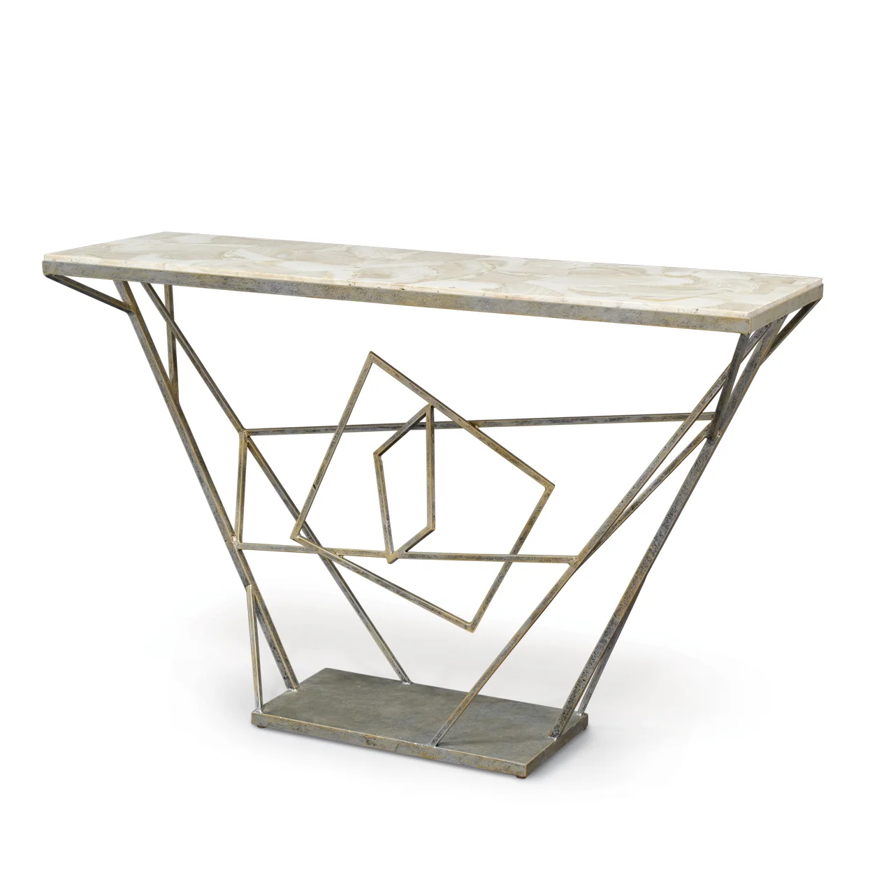 LOREN FOSSILIZED CLAM CONSOLE TABLE FOR PALECEK