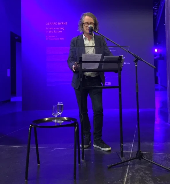 ACCA Director Max Delaney hosting the launch