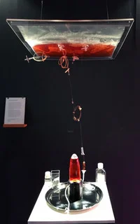 Nutrient Bug1.0: Stir FlyArtists:&nbsp;The Tissue Culture &amp; Art (Oron Catts &amp; Ionat Zurr) in collaboration with Robert FosterMedium: custom-built bioreactor, fly cells, nutrients, cell bag
