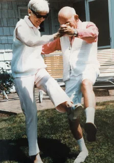 Anne &amp; Gordon Samstag, Mamaroneck, NY, USA, 1986. Samstag Legacy Archive, UniSA. Photograph gift of Mrs Robbie McBryde.