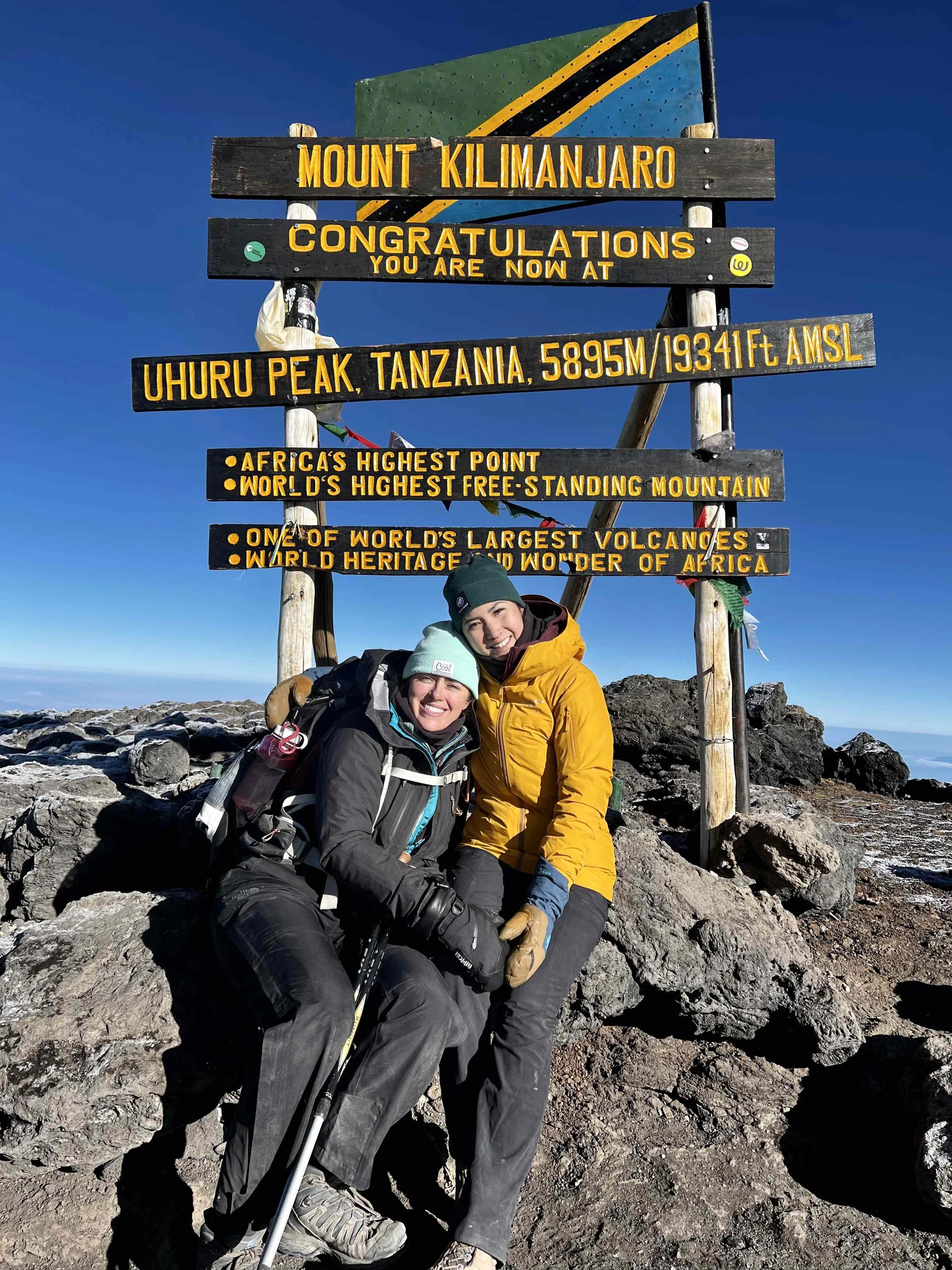 Made it to the top with the best girl