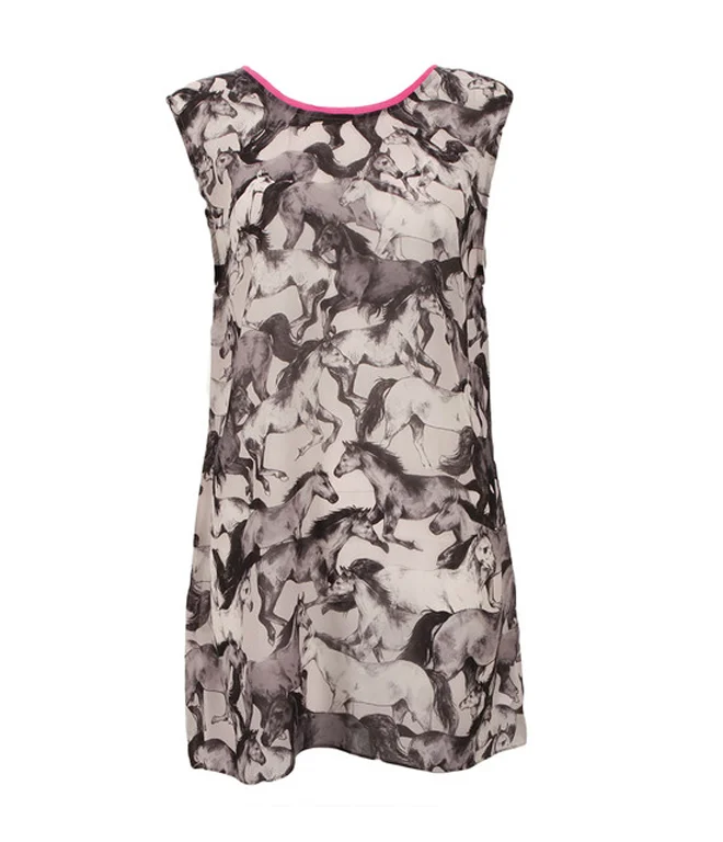 Faiith Wild Horses Dropped Back Dress