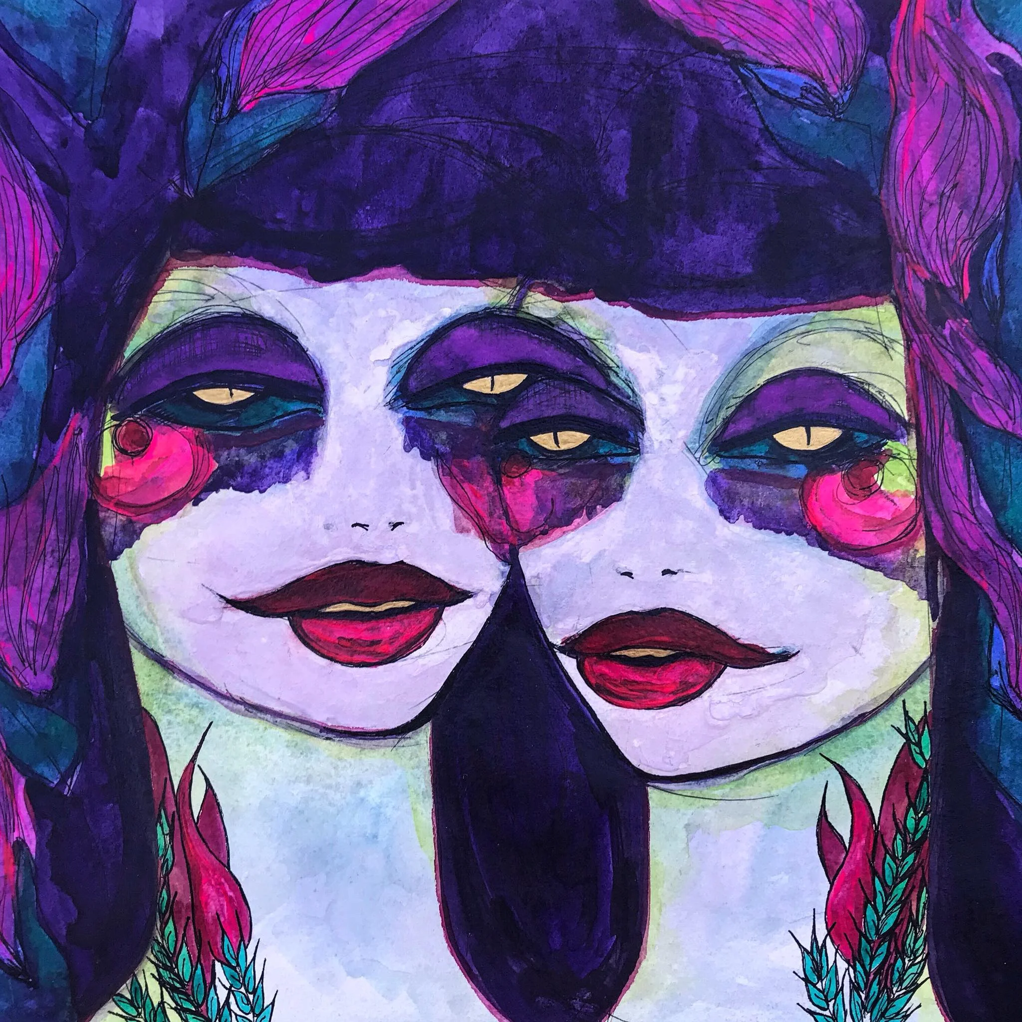Study for Semblance (Botanicals Series)