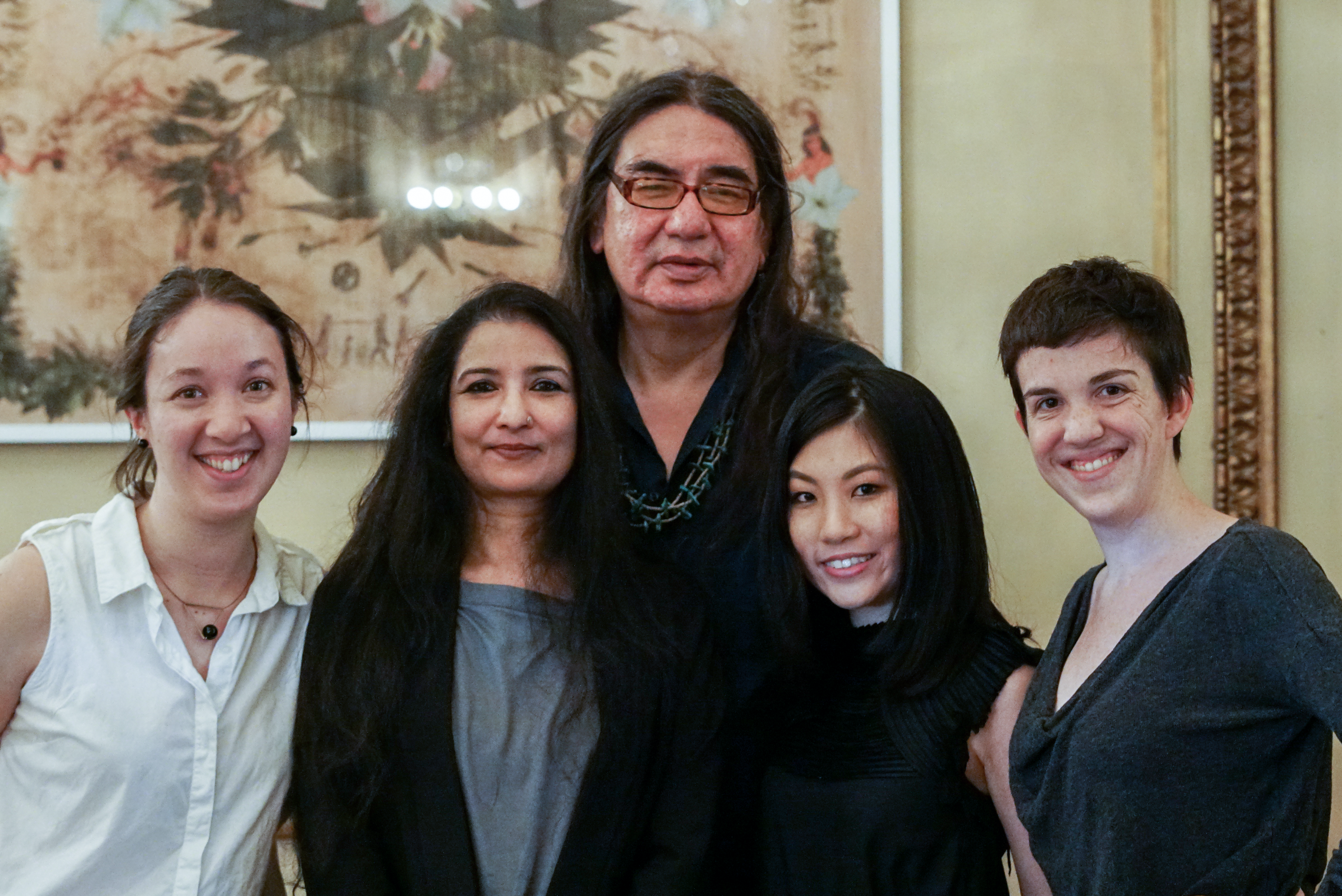 Left to right: Kristen Gaylord, Dr. Gunja Sengupta, George Stonefish, Beatrice Glow and Kathleen Robin Joyce