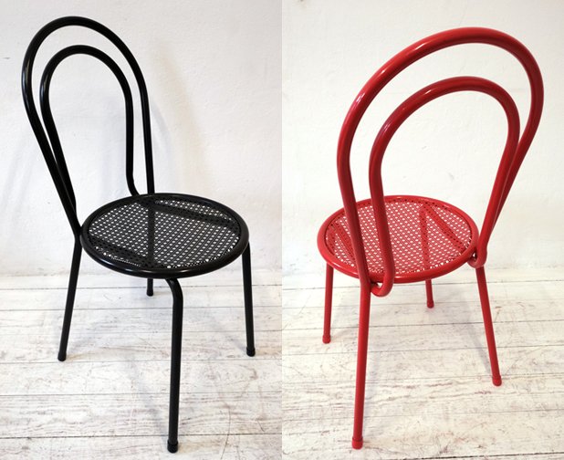 Stuhl, Stahl, lackiert, VEB, Halle, DDR 3.jpg