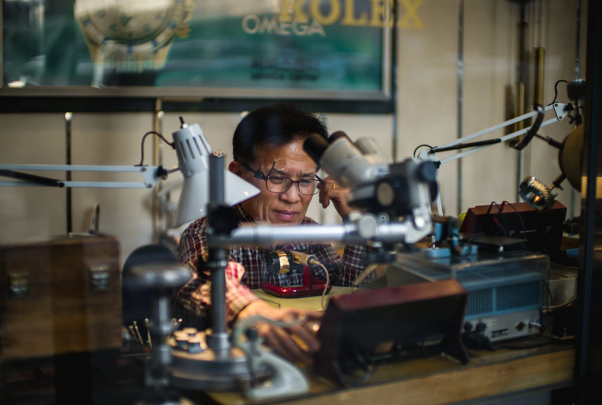 WATCH REPAIR SHOP, SEOUL, SOUTH KOREA
