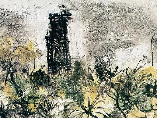 Space Age Landscape, William Thon, 1969