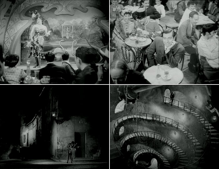Fotogramas de La torre de los siete jorobados , en su adaptación al cine por Edgar Neville