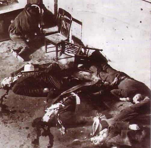 Las víctimas de la masacre de San Valentín