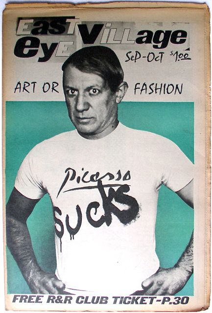  La gran cubierta en la que se lee «Picasso Sucks»