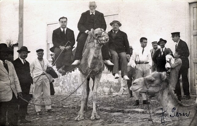 Unamuno durante su exilio forzoso en Fuerteventura