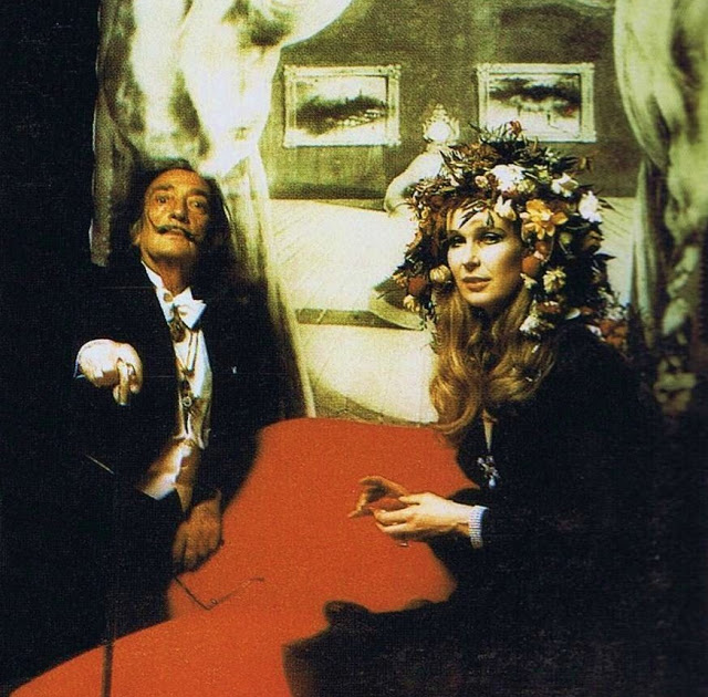 Salvador Dalí y Maria Gabriella de Savoia