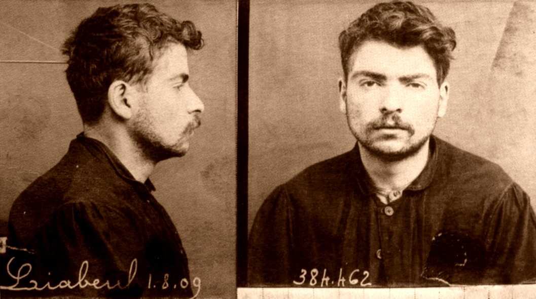 Retrato de la ficha policial de Liabeuf