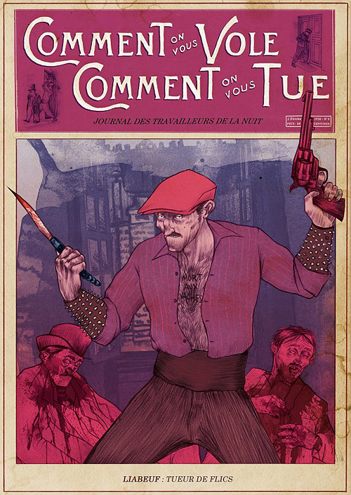 Publicación con la portada dedicada a Liabeuf