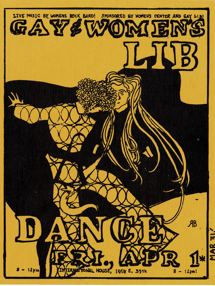 Baile del Gay and Women's Lib Dance en el International House de Chicago (sin fecha)