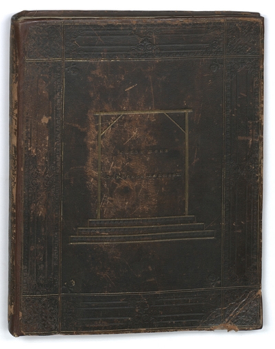 Miscellaneous papers, etc. The case of John Horwood executed for murder. Bound in human skin.