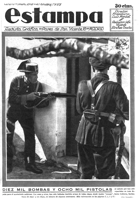 Portada de Estampa (21 de enero de 1933)