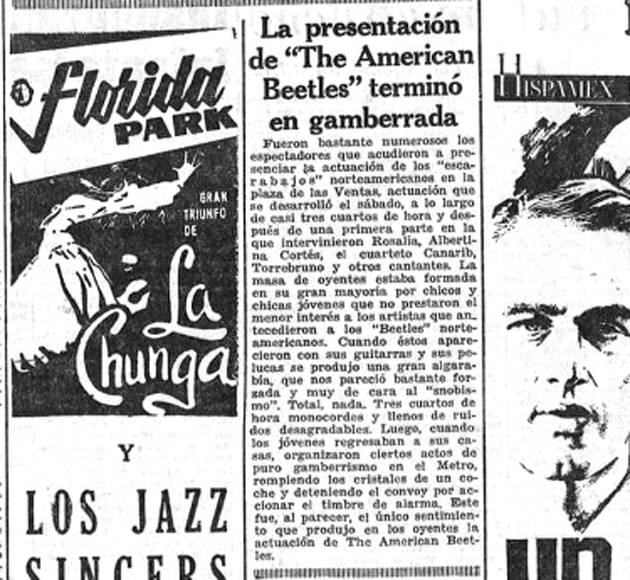La Hoja del Lunes , correspondiente al lunes 21 de septiembre de 1964