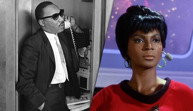 Martin Luther King y Uhura