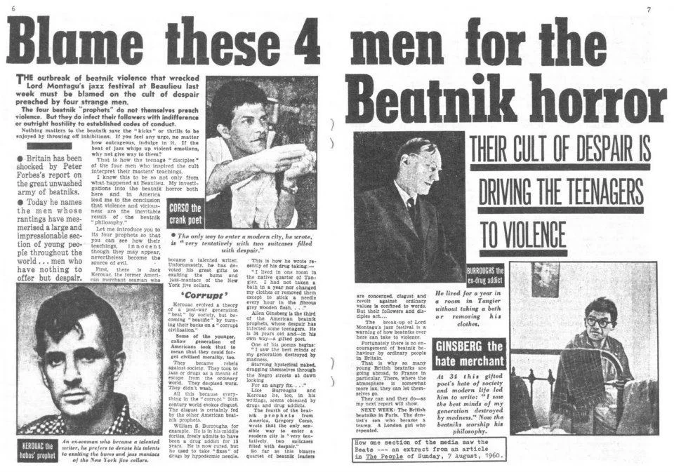 El reportaje antibeatnik de The People