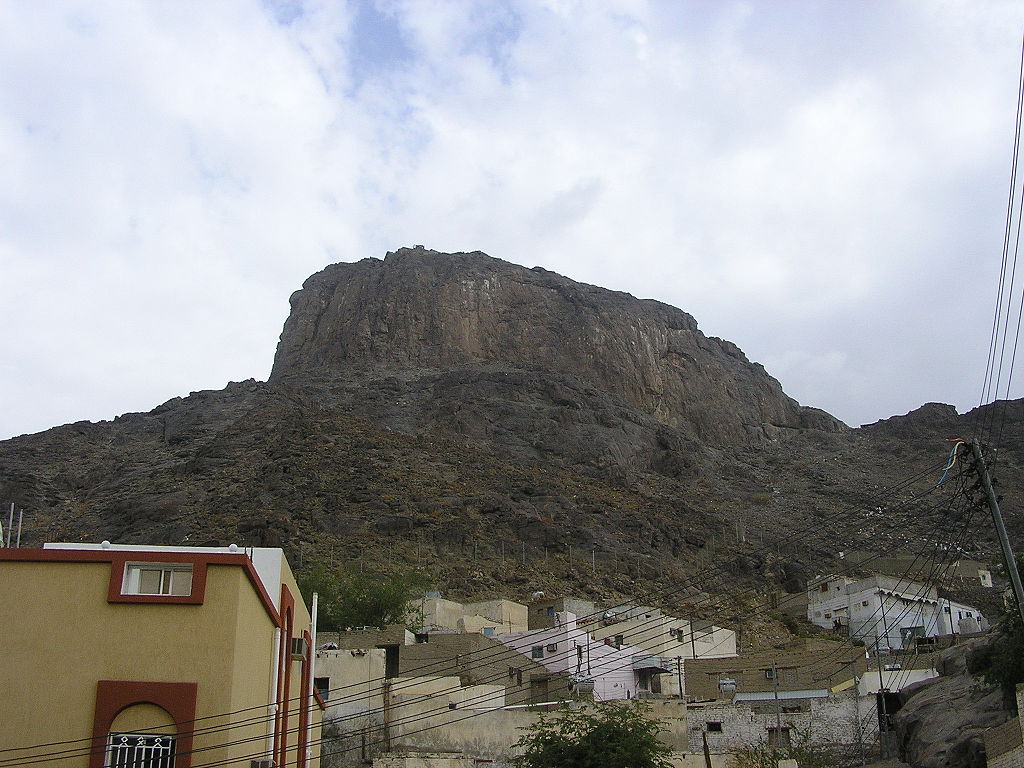 Vistas de Jabal al-Nour y su montaña sagrada