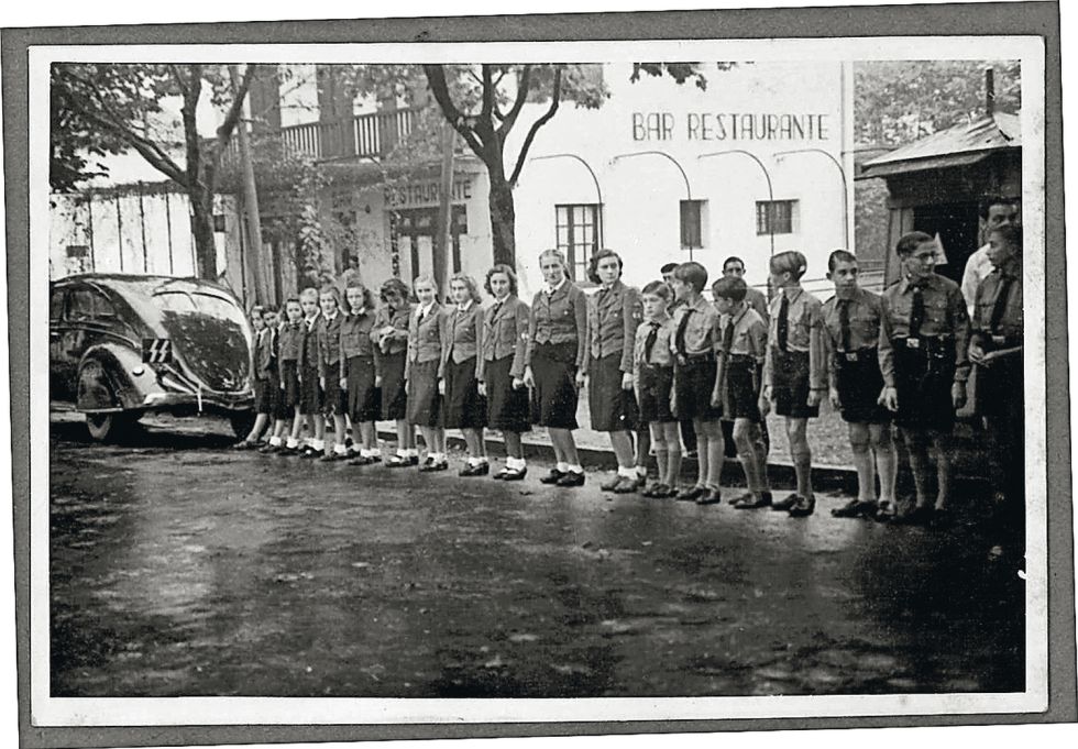 Recibimiento a Himmler en Madrid