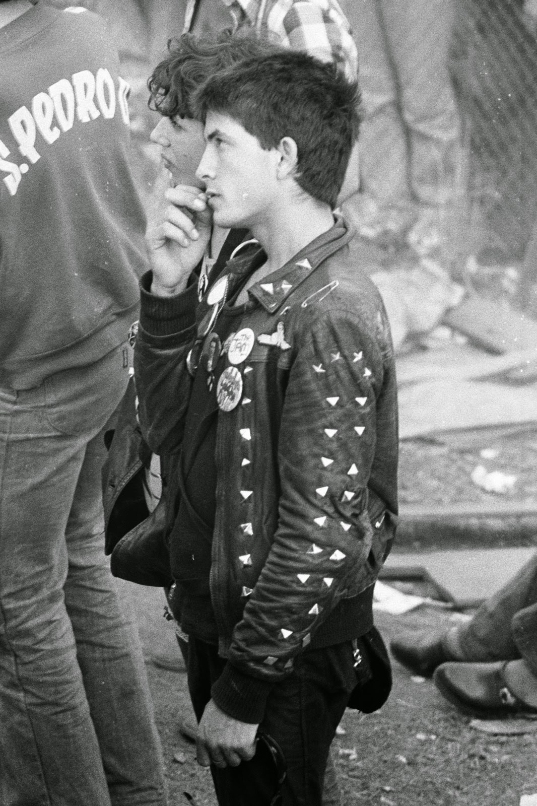 Juanito y Silvia Último Resorte, fotografiados en el Canet Rock 78. Fotografías: Salvador Costa