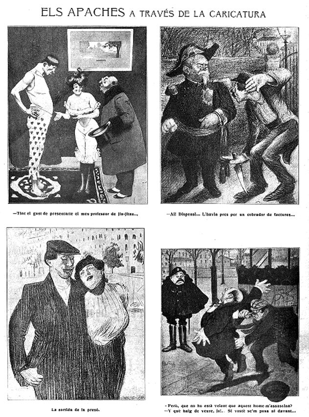 Los apaches y sus fechorías según La Esquella de la Torraxa (marzo de 1911)