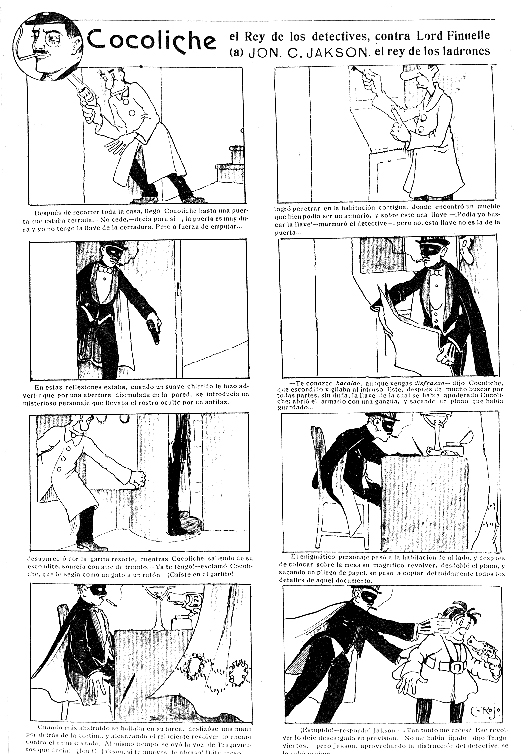 Delincuentes enmascarados en Charlot (junio 1917)