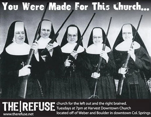 Publicidad de la Harvest Downtown Church, Colorado Springs