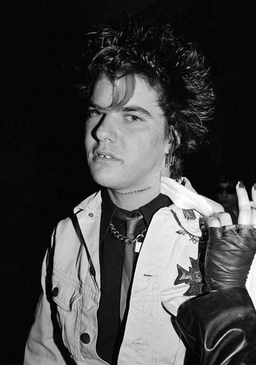 Darby Crash retratado por Jerry Lens (1978)