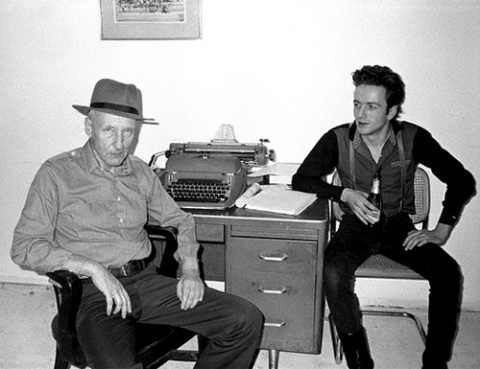 William S. Burroughs junto a Joe Strummer