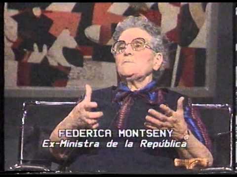 Un momento de la intervención de Federica Montseny