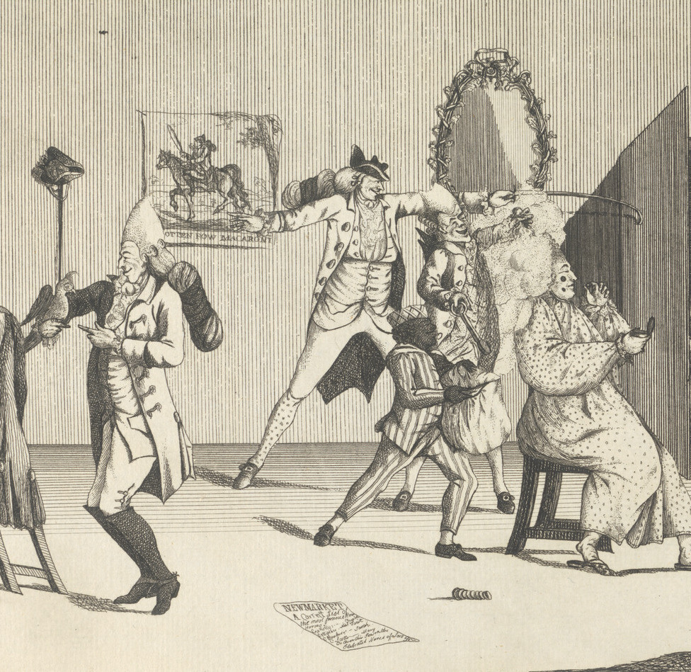A Macaroni Dressing Room (1772)