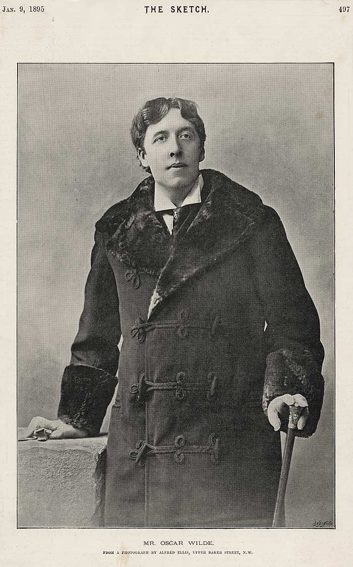 Oscar Wilde en una fotografía de 1895