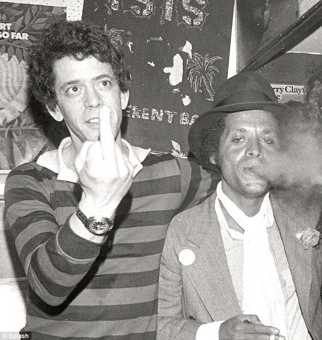 Lou Reed junto a Garland Jeffreys