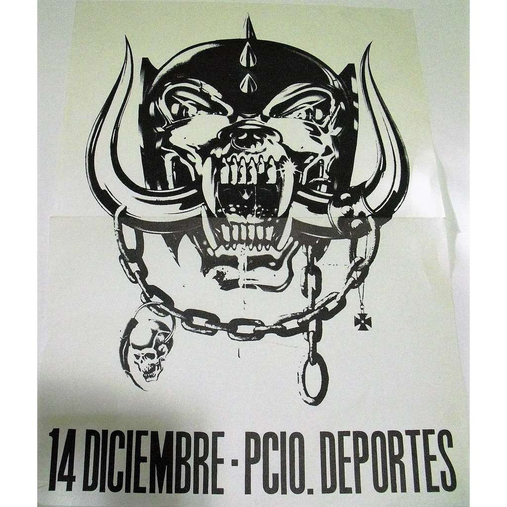  Póster del show de Motörhead en Barcelona