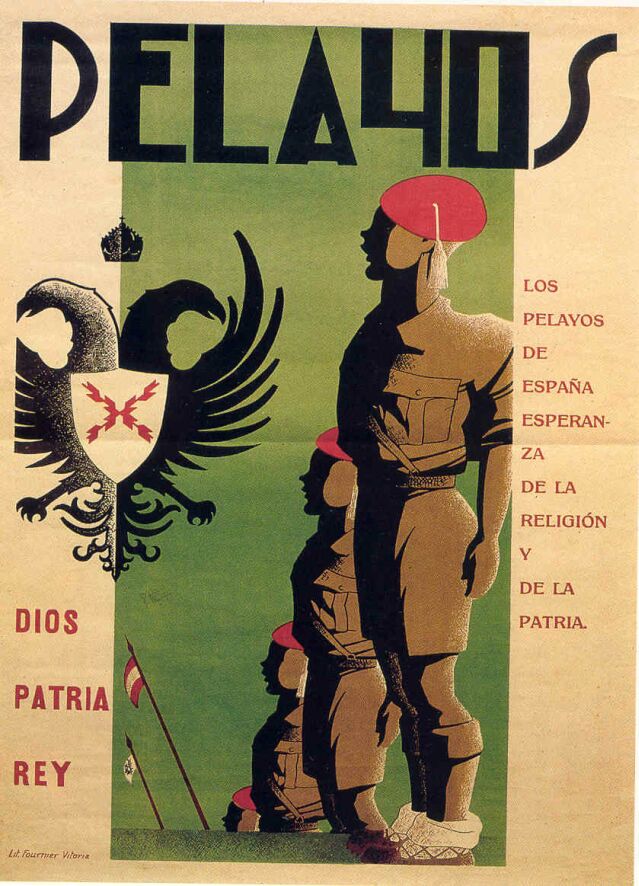 Portada de uno de los números de Pelayos antes de la unificación