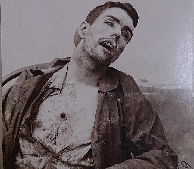 Mateo Morral en el depósito de cadáveres