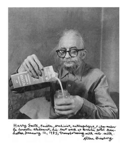 Harry Smith y unas notas sobre él de su amigo Allen Ginsberg