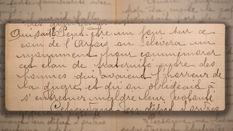 Algunas páginas de los cuadernos de Barthas