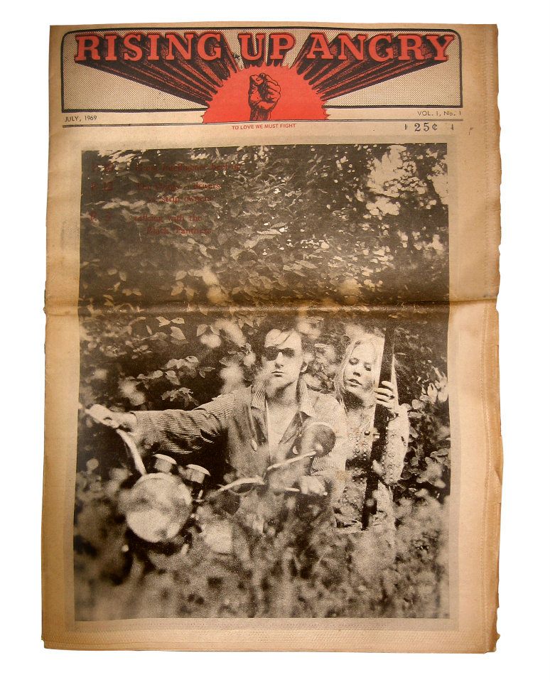 Portada del primer número de Rising Up Angry (julio de 1969)