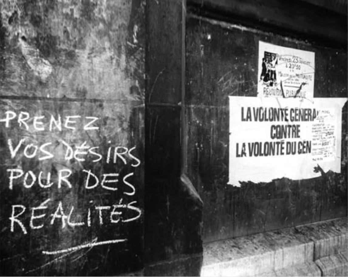 Pintadas y carteles situacionistas (París, mayo de 1968)