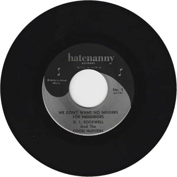 Single de George Rockwell para The Hatenanny Records