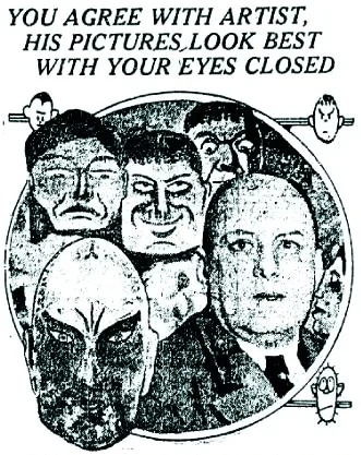 Retratos de Crowley en la noticia de The Jackson Citizen Patriot