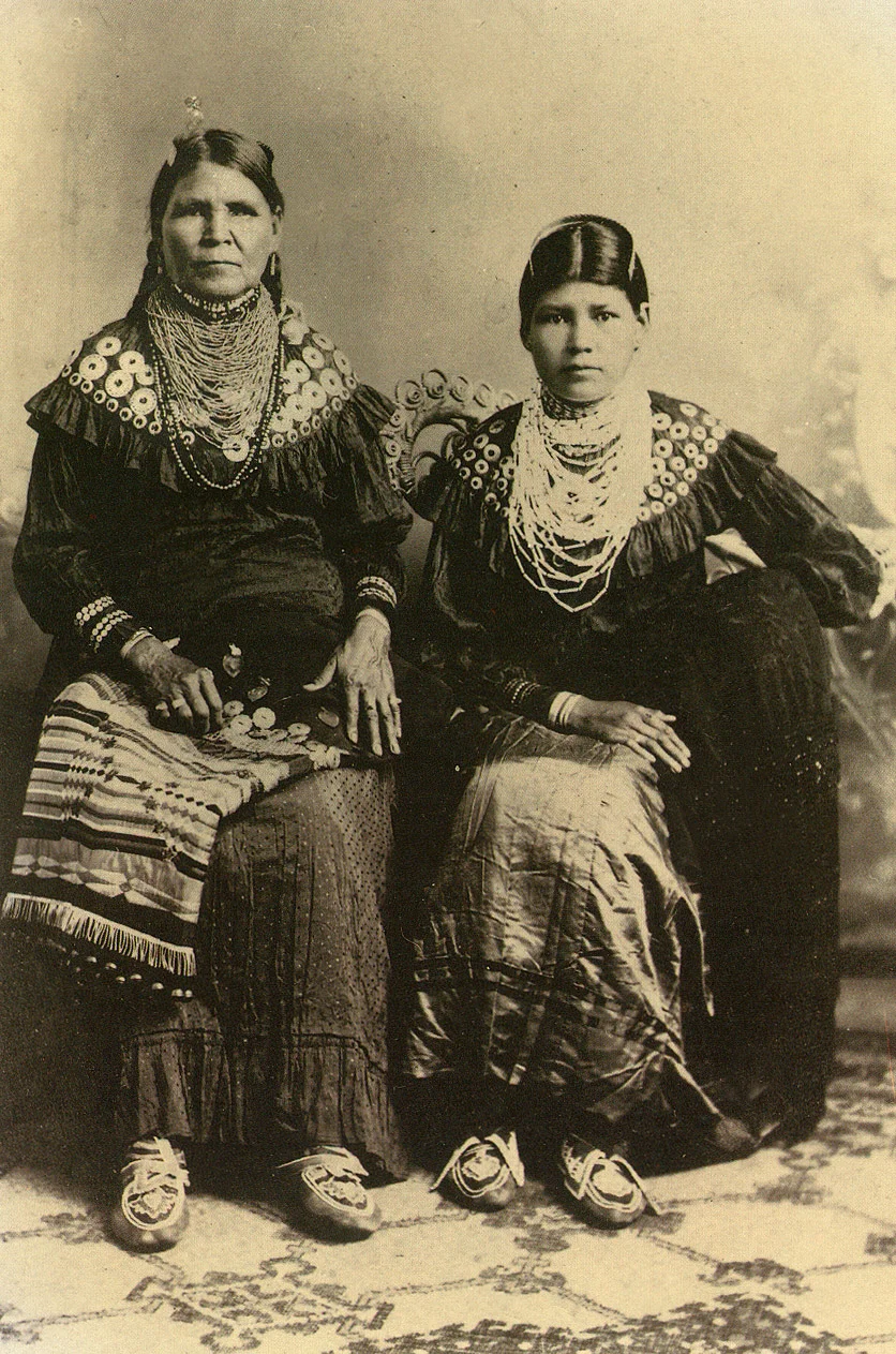 Indias de la tribu Lenape