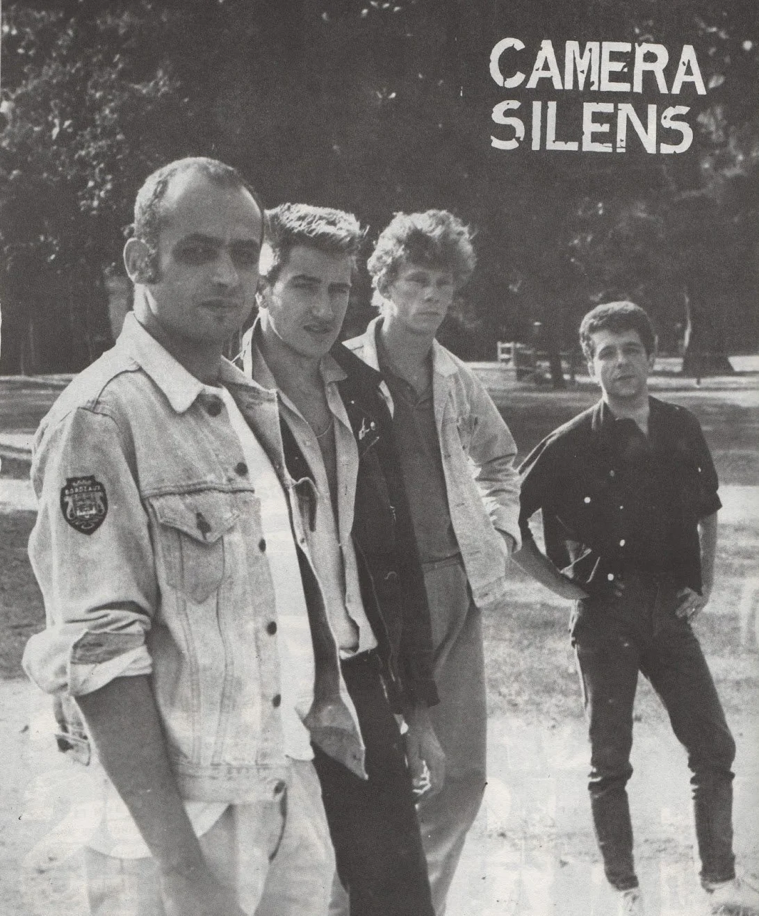 Camera Silens y Gilles Bertin (tercero por la izquierda)