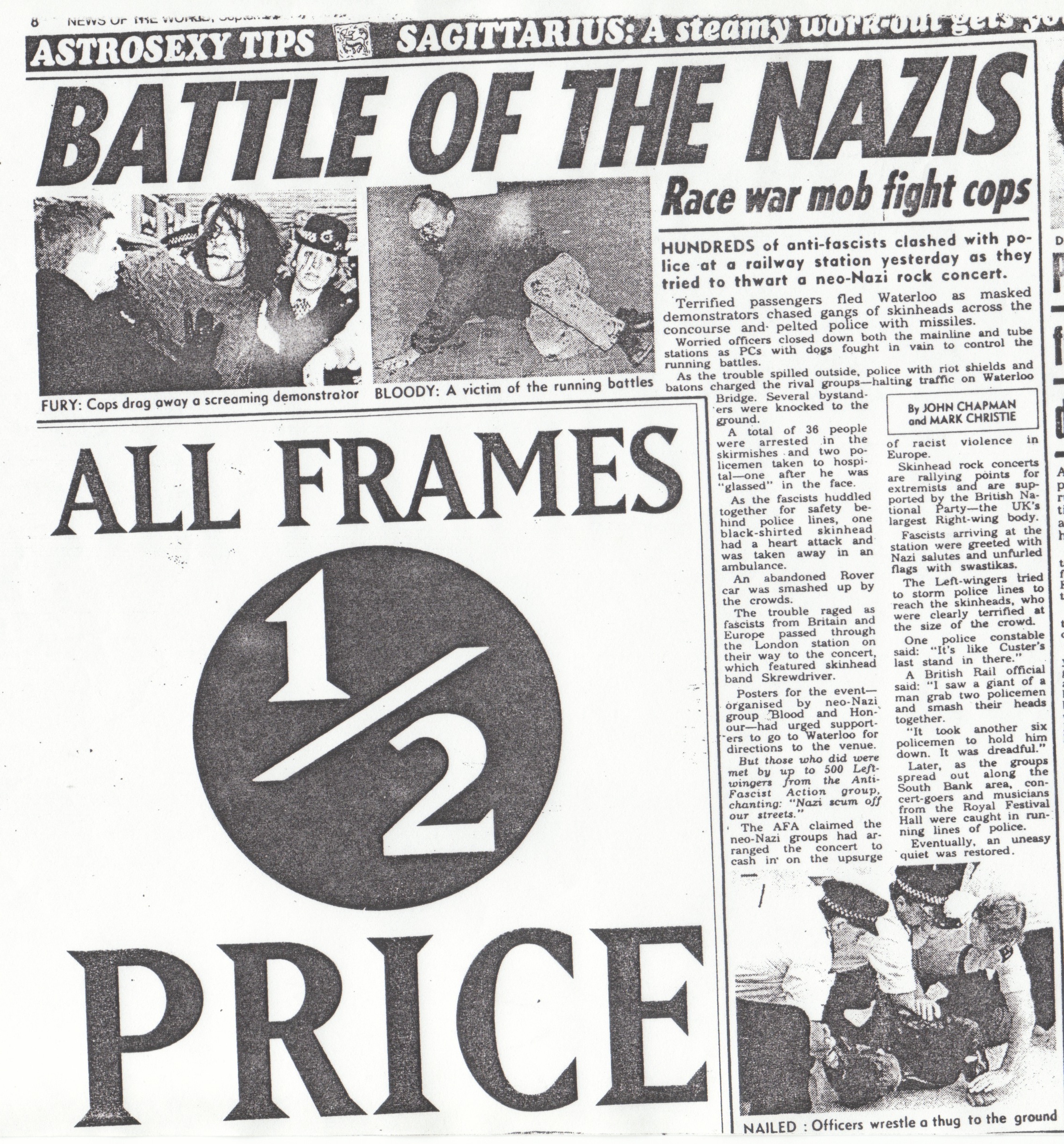 The Sun y la «batalla de Waterloo»