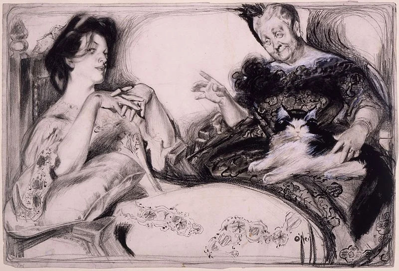 Signs , una historieta de Rose O'Neill para la revista Puck (1904)